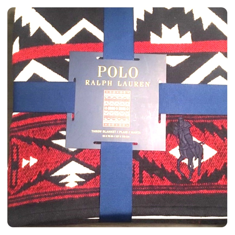 Ralph Lauren Polo throw Blanket